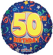 50th Birthday Party balloon