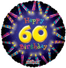 60th Birthday Candles