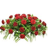 Red Rose Casket Arrangement